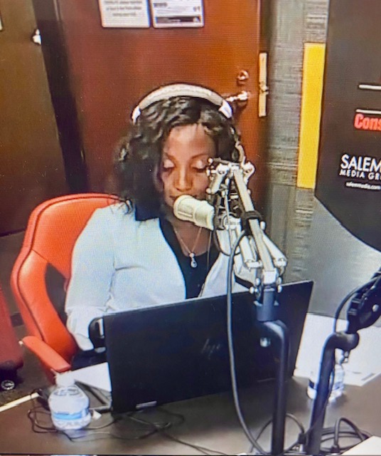 Rachel Rudo in the studio